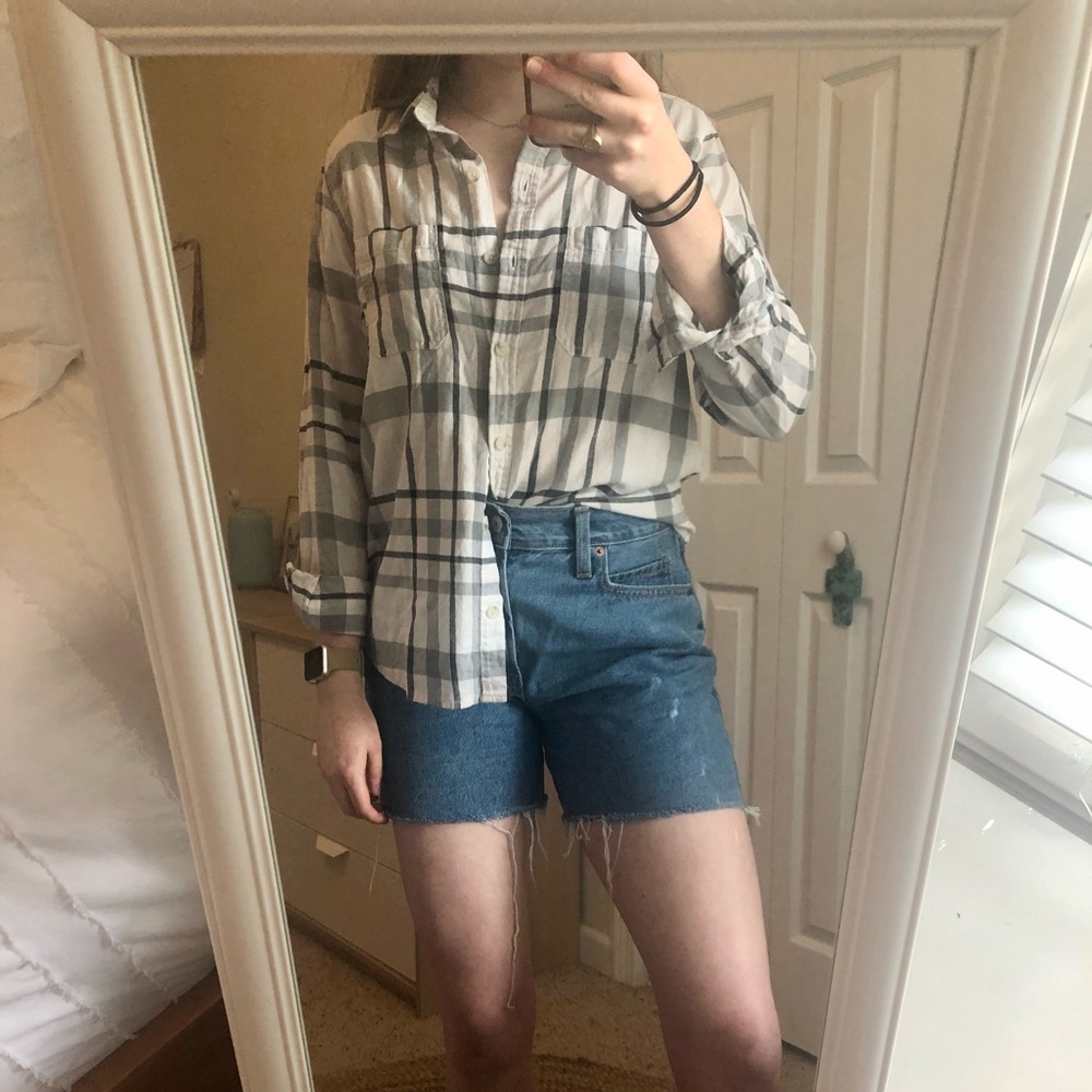 Lightweight Plaid Shirt
